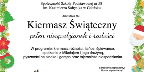 Kiermasz świąteczny 2024