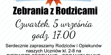 Zebranie z Rodzicami 