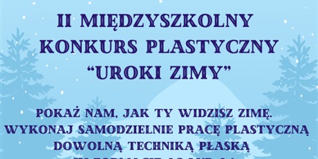 II Międzyszkolny Konkurs UROKI ZIMY