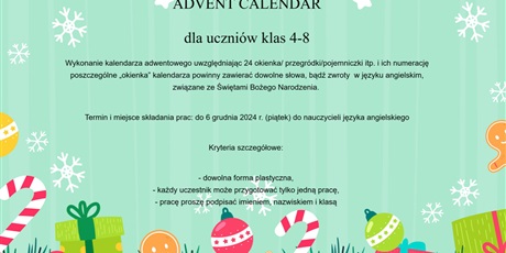 Powiększ grafikę: Konkurs Advent Calendar