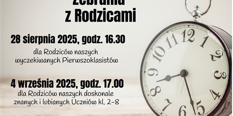 Powiększ grafikę: Zebrania z rodzicami